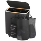 Laundry Basket with Lid & Bags-0