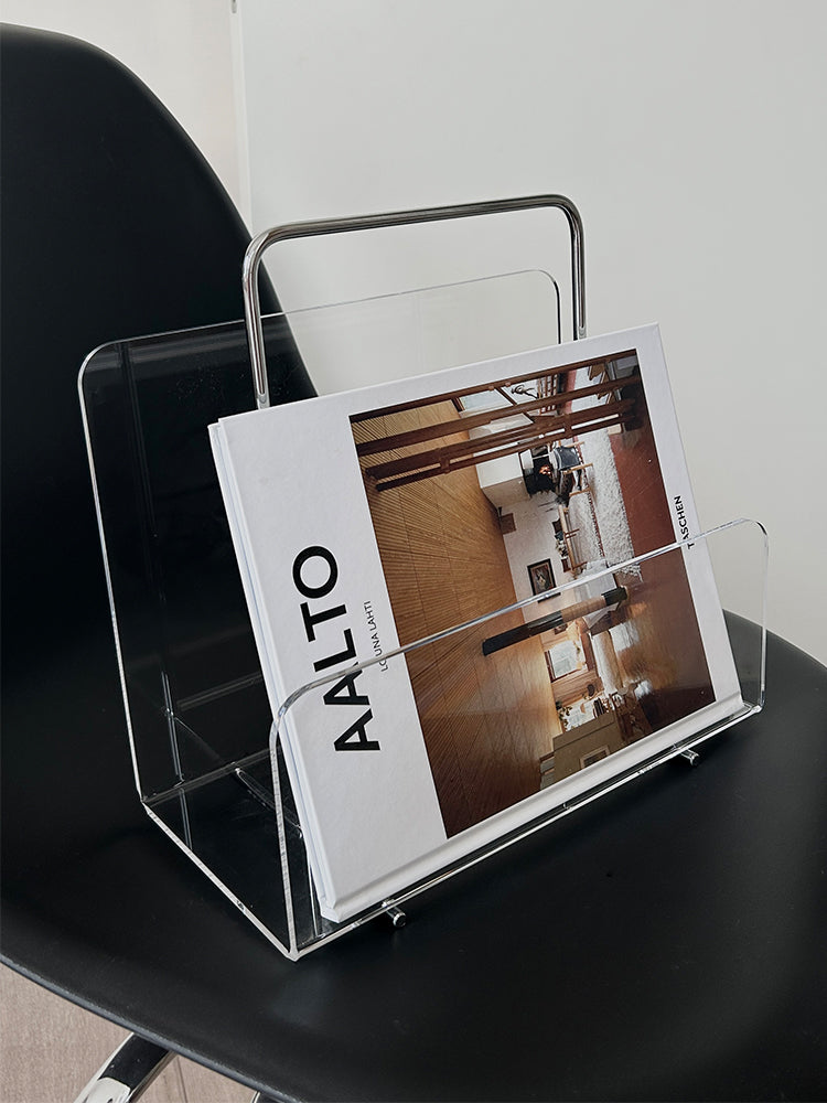 Desk Acrylic Book Rack-3