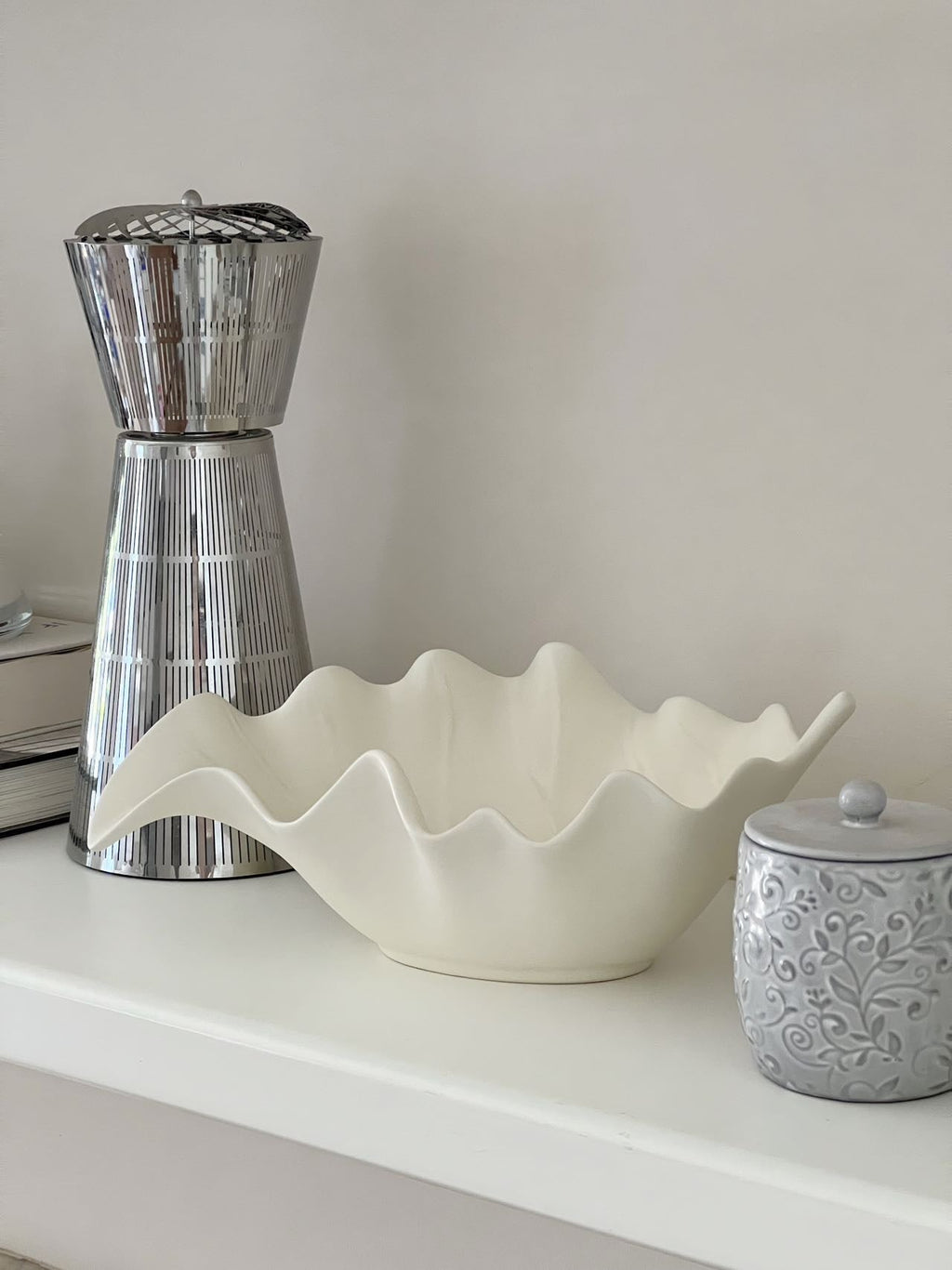 Ripple Leaf Ceramic Tray-4