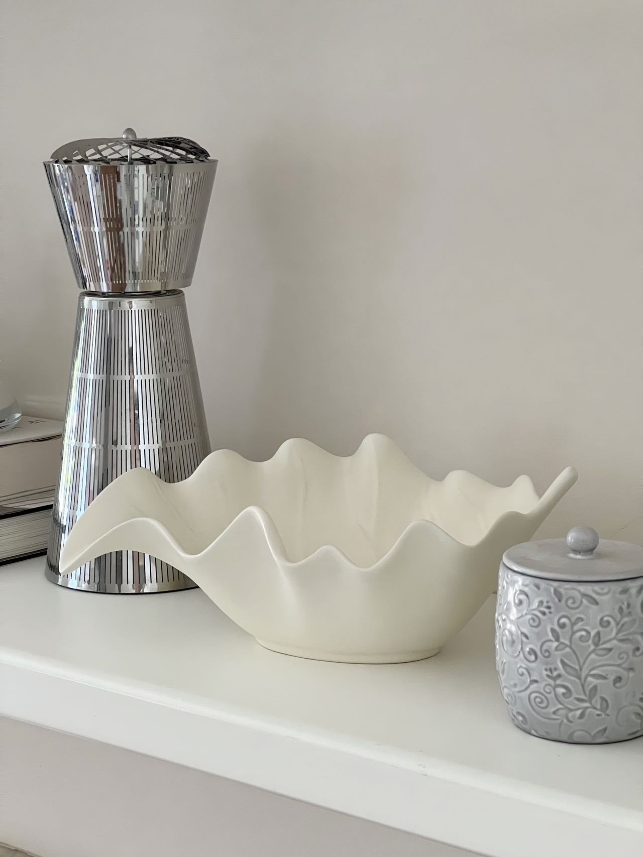 Ripple Leaf Ceramic Tray-4