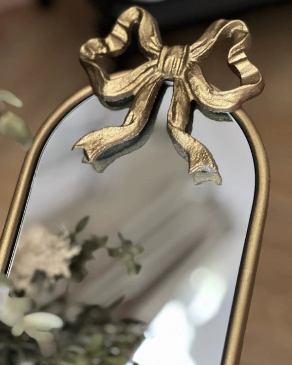 Vintage Wall Mirror with Candle Holder-3