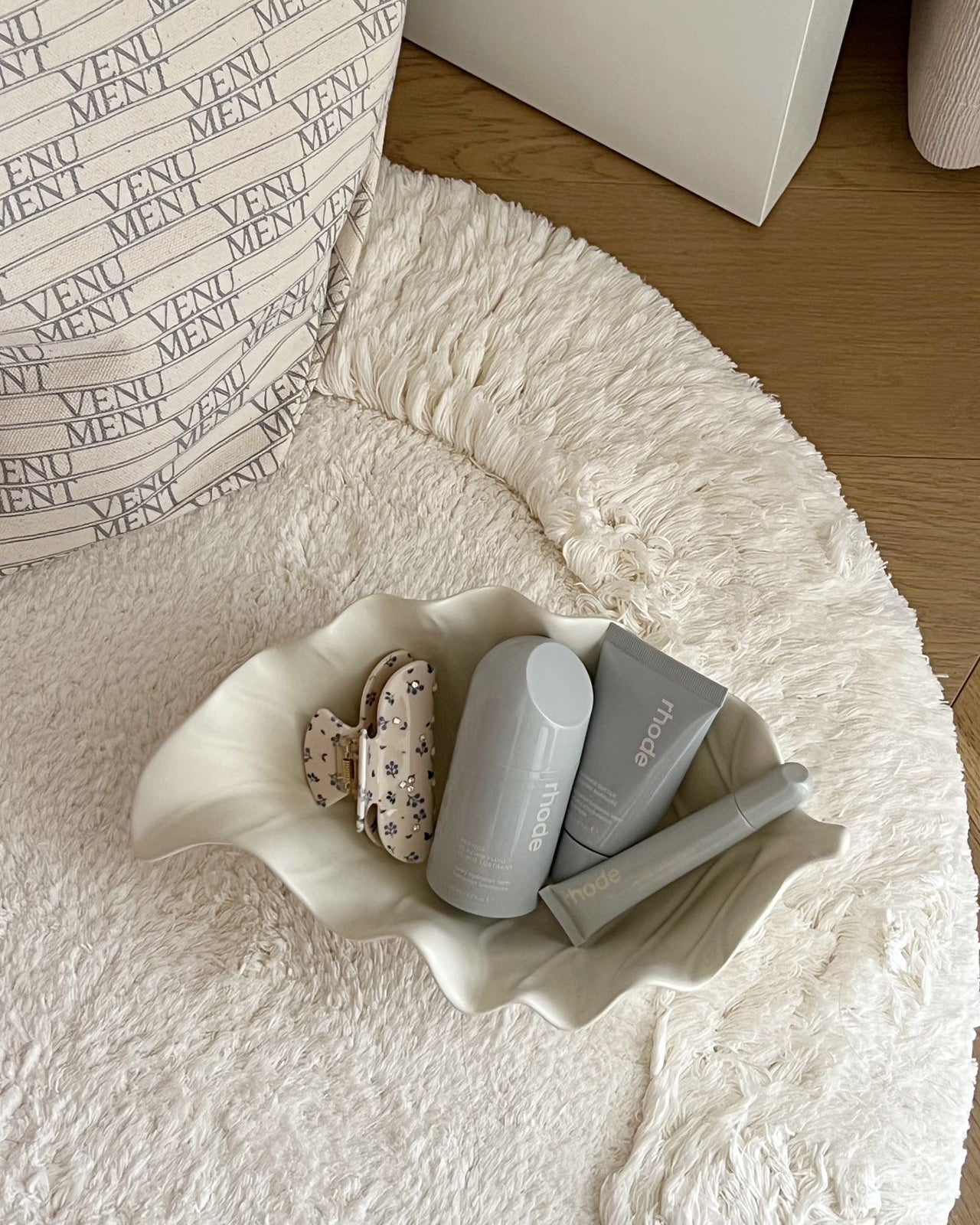 Ripple Leaf Ceramic Tray-3