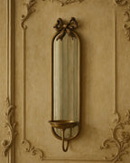 Vintage Wall Mirror with Candle Holder-1