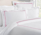 Lines - Linen Cotton Embroidered Edge Duvet Cover Sets-0