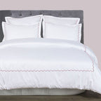 Scallops - Cotton Sateen Embroidered Edge Duvet Cover Sets-9