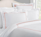 Lines - Linen Cotton Embroidered Edge Duvet Cover Sets-5