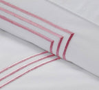 Lines - Linen Cotton Embroidered Edge Duvet Cover Sets-1