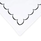 Scallops - Cotton Sateen Embroidered Edge Duvet Cover Sets-2