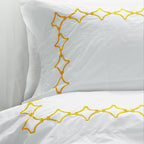 Links - Cotton Sateen Embroidered Edge Duvet Cover Sets-4