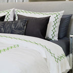 Links - Cotton Sateen Embroidered Edge Duvet Cover Sets-5