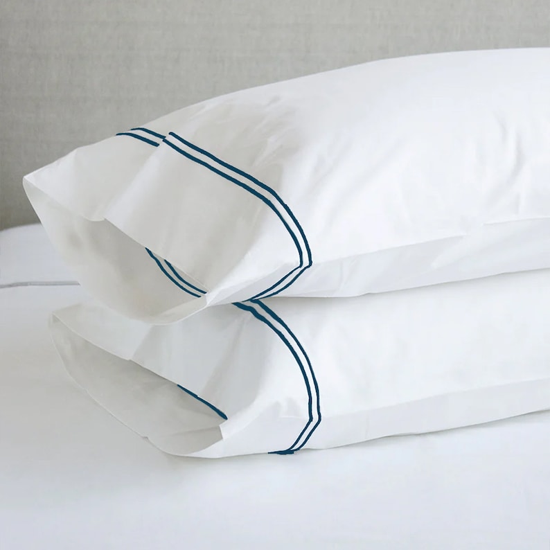 Tracks - Cotton Sateen Embroidered Edge Duvet Cover Sets-1