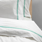 Tracks - Cotton Sateen Embroidered Edge Duvet Cover Sets-8