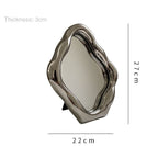 Wave Shaped Makeup Mirror-4