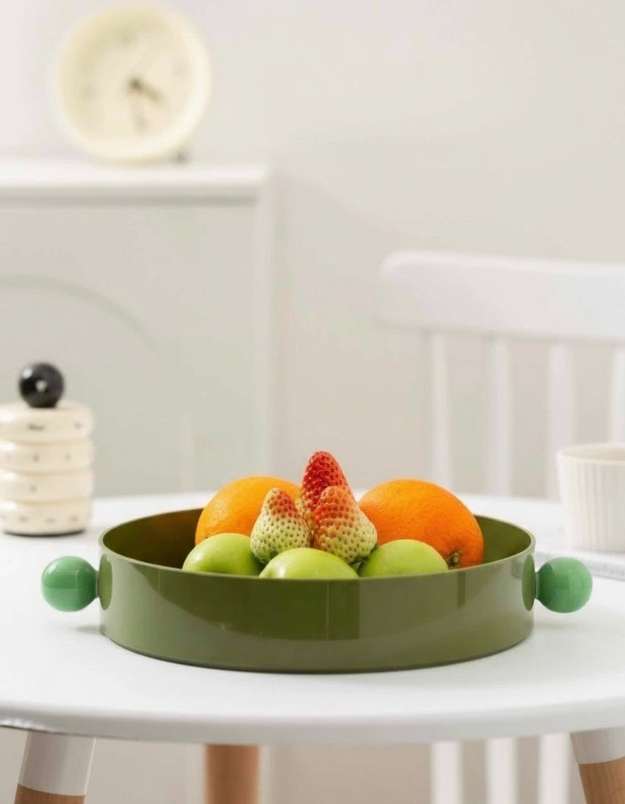 Jelly Bean Fruit Tray, Whimsical Dopamine Decorative Tray-4
