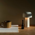 Mushroom Beside Lamp - Bellhop Portable LED Table Lamp-5