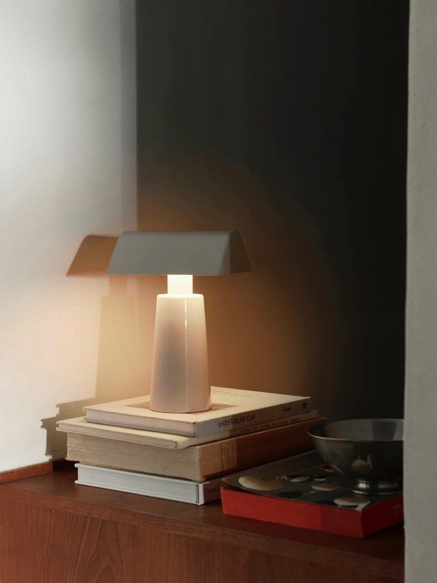 Retro Nordic Portable Cordless Rechargeable Table Lamp, Caret MF1-6