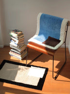 Soft Contemporary Abstract Geometric Bath Rug, Absorbent, Anti-slippery Mat-0