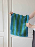 Ultra Soft Absorbent Retro Stripe Bath Towel - 100% Organic Premium Combed Cotton-8